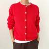 Le Bon Shoppe Leila Cardigan - Chili - Thumbnail 1