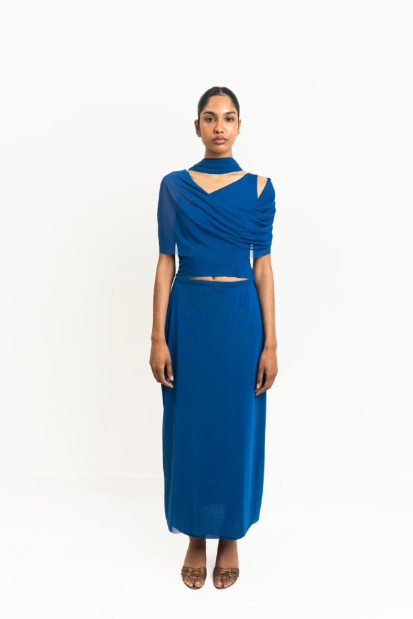 Hanan Sharifa Merzouga Skirt - Blue