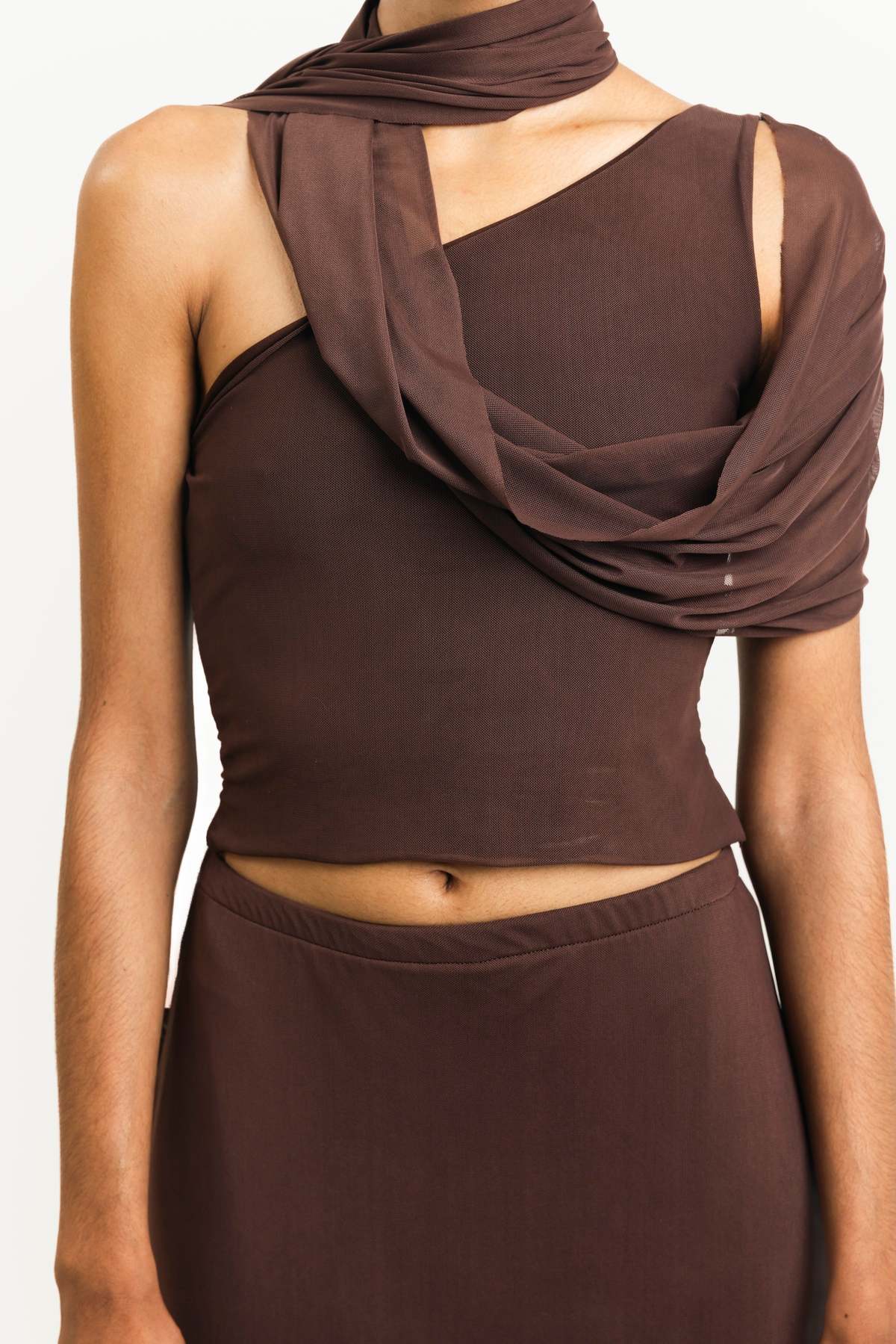 Hanan Sharifa Merzouga Top - Chocolate Brown - Image 2 of 17