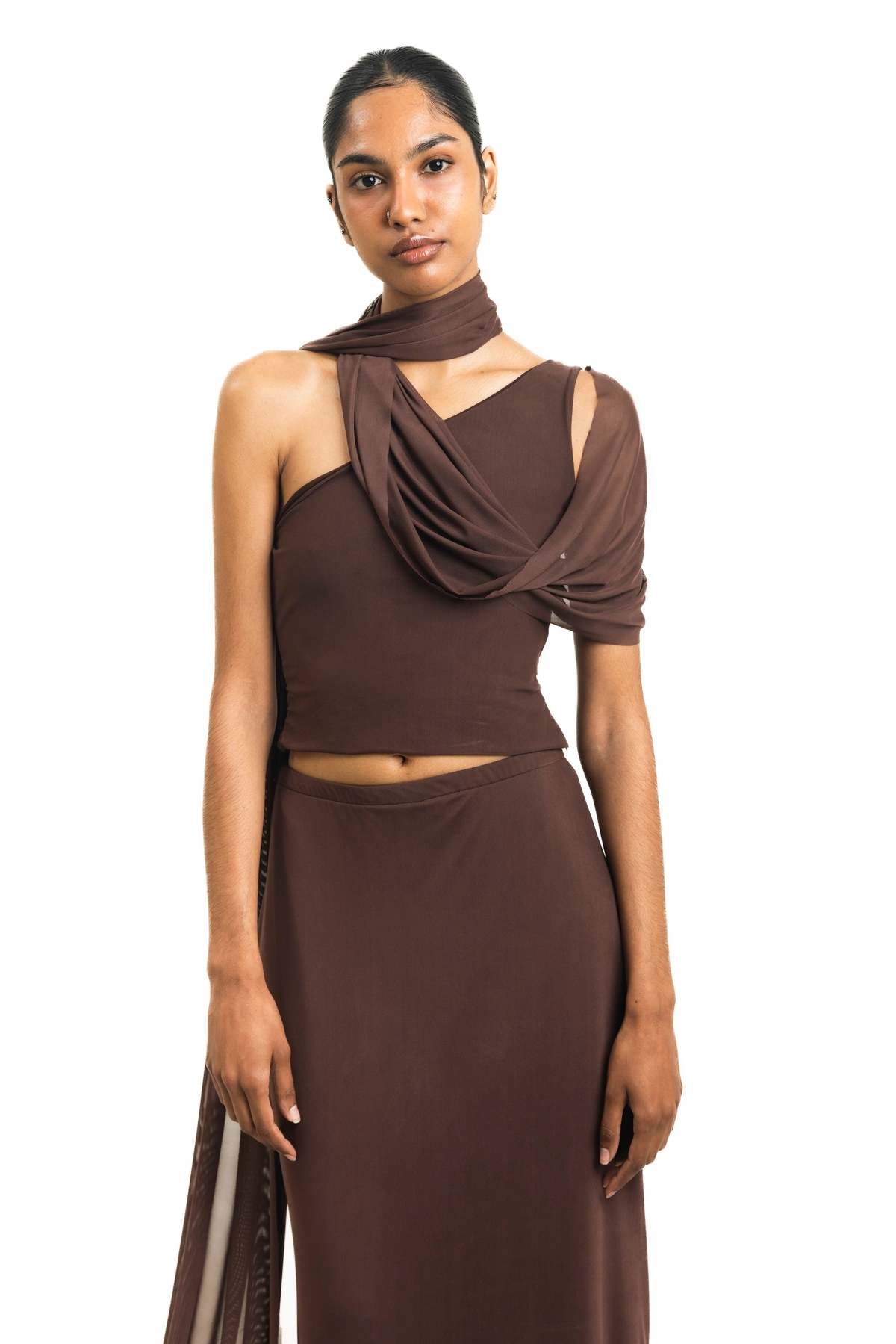 Hanan Sharifa Merzouga Top - Chocolate Brown - Image 4 of 17
