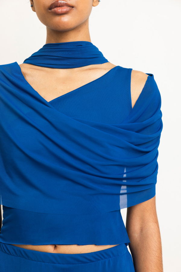 Hanan Sharifa Merzouga Top - Blue