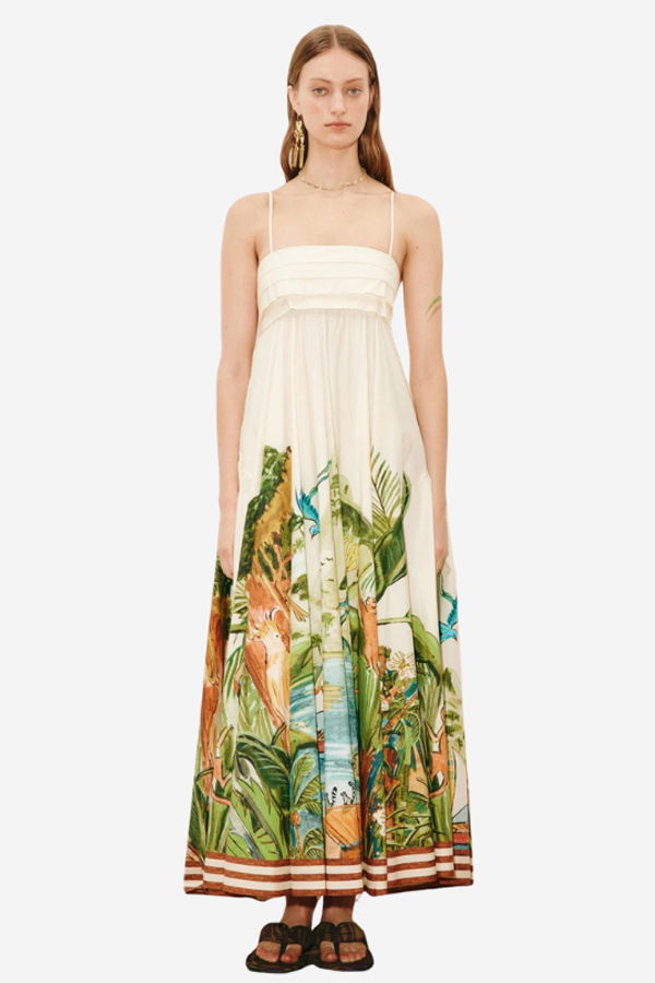 ALEMAIS Toucan Tango Midi Dress