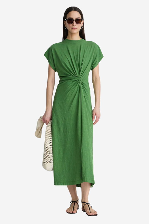 Apiece Apart Volta Twist Dress - Jardin