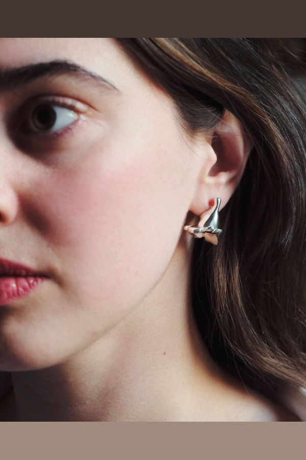 Virginia Jirash Jacaranda Earrings - Silver