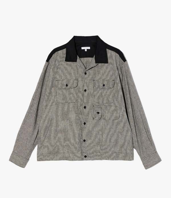 Engineered Garments Bowling Shirt CL Houndstooth Shirt Engineered Garments Bowling Shirt CL Houndstooth Shirt