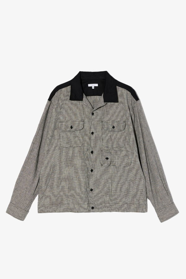 Engineered Garments Bowling Shirt CL Houndstooth Shirt