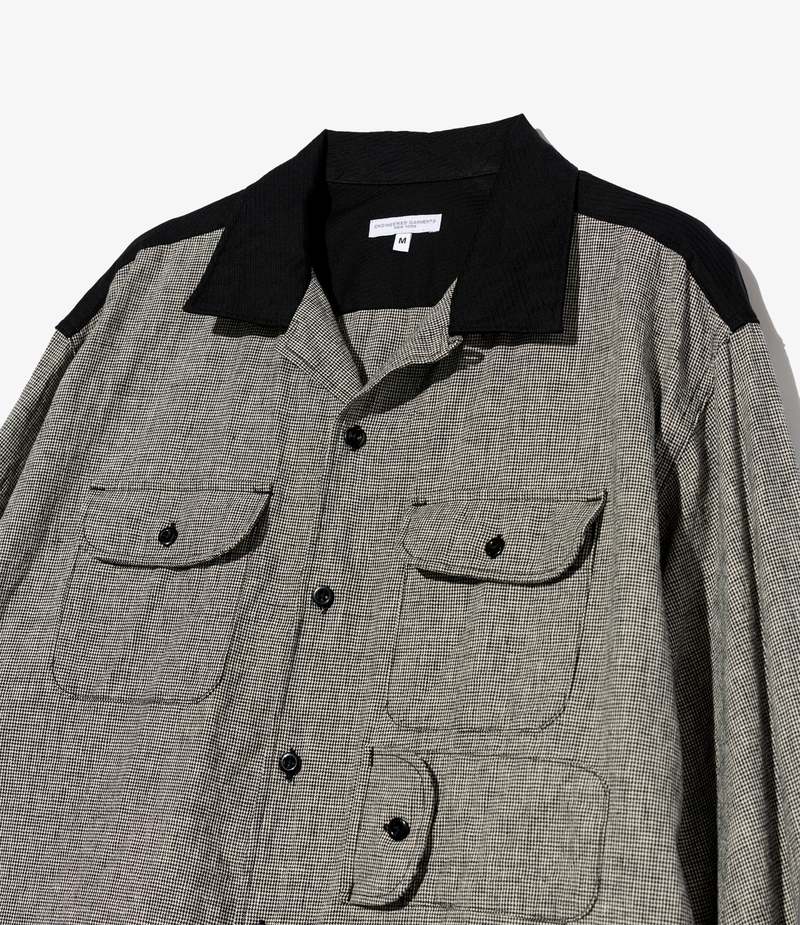 Engineered Garments Bowling Shirt CL Houndstooth Shirt