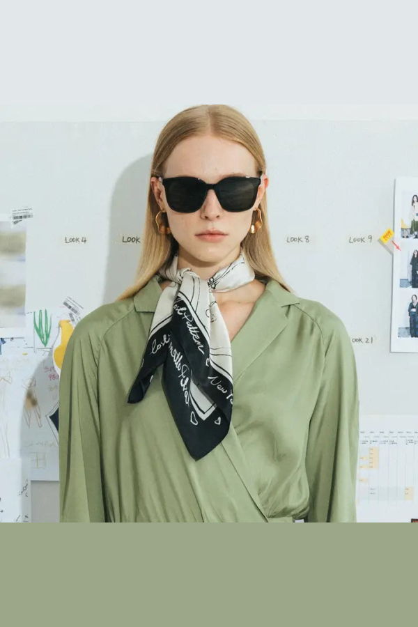 Lost Pattern New York in Sketches Scarf