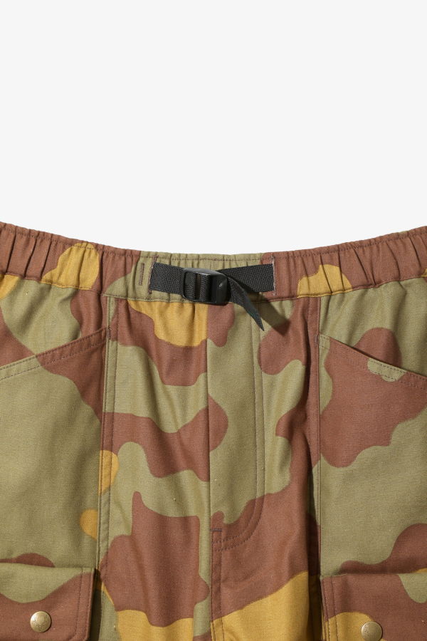 South2 West8 Belted Harbor Reversed Sateen Shorts - Camo