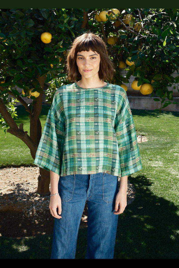 Ace & Jig Play Top Pre Spring 26 - Garden