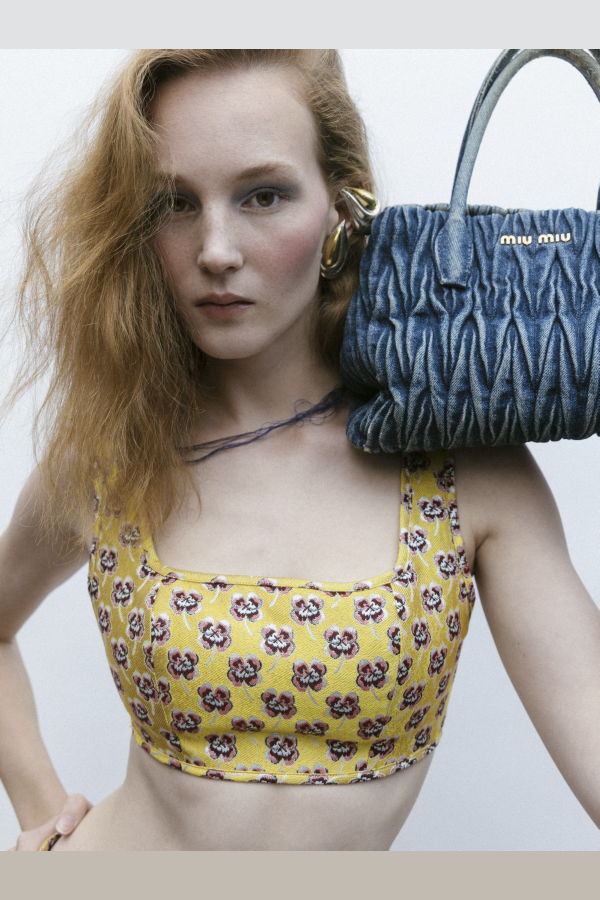 Aubrey Top - Italian Floral Jacquard