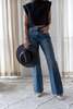 amo denim Marcenia Mid Rise Slouchy Bootcut Jeans - Thumbnail 4