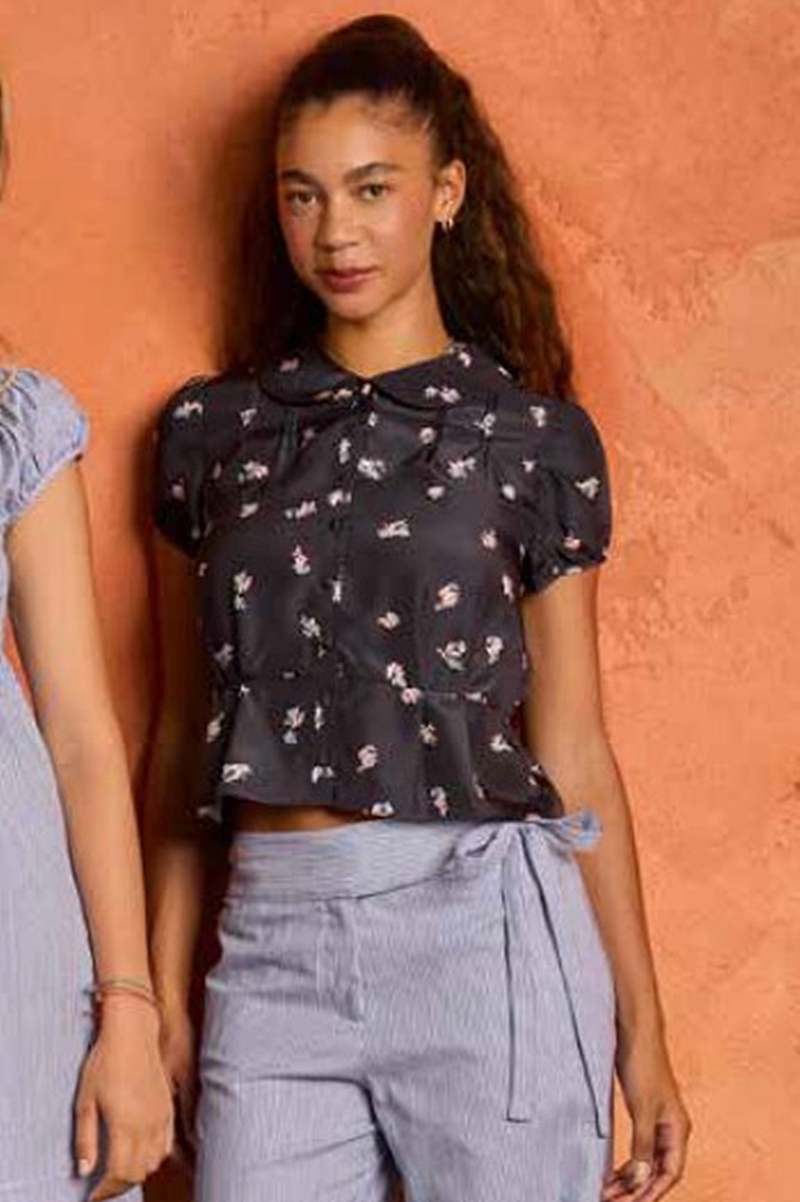 Ciao Lucia Yvonne Top - Papillon Blue