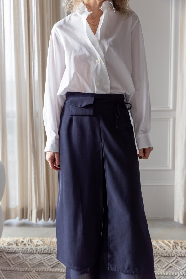 House of Dagmar Cropped Shirt - White