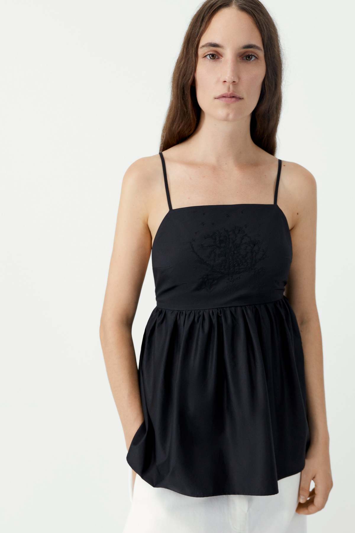 Cordera Cotton Embroidered Top - Image 1 of 4