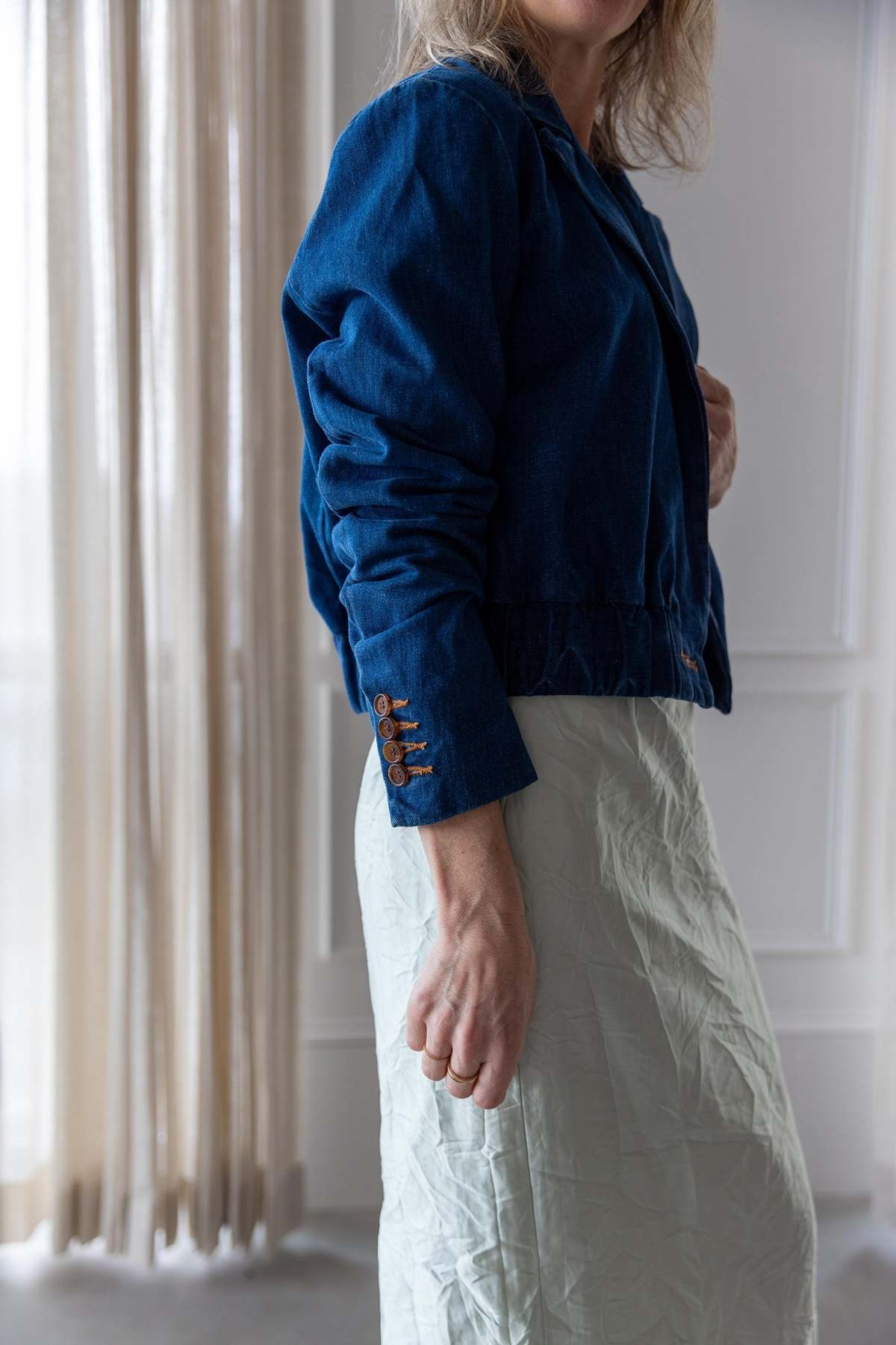 Rachel Comey Grain Jacket Jacket - Indigo - Image 2 of 8