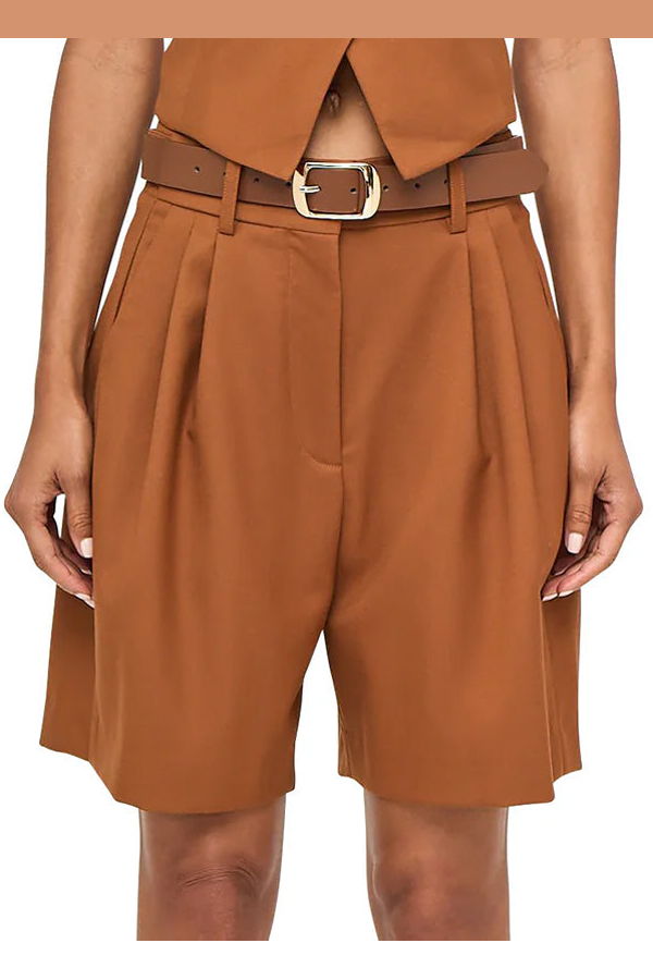 Ronny Kobo Andora Shorts - Rust