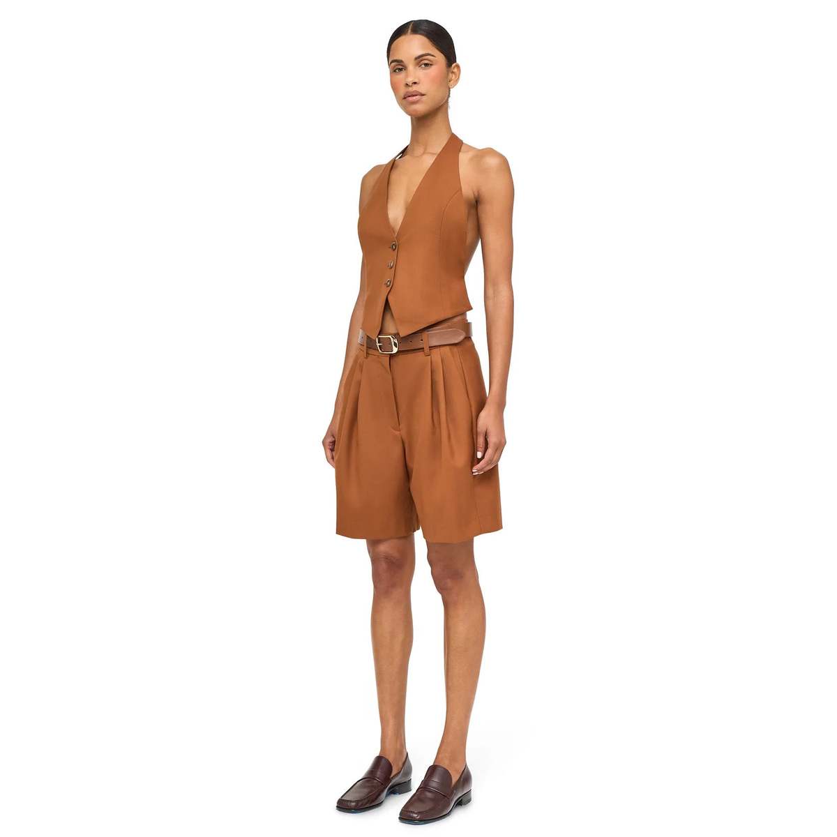 Ronny Kobo Andora Shorts - Rust - Image 4 of 4