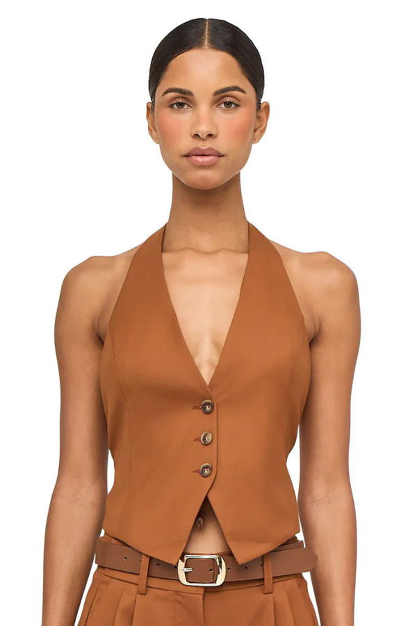 Ronny Kobo Lido Vest - Rust