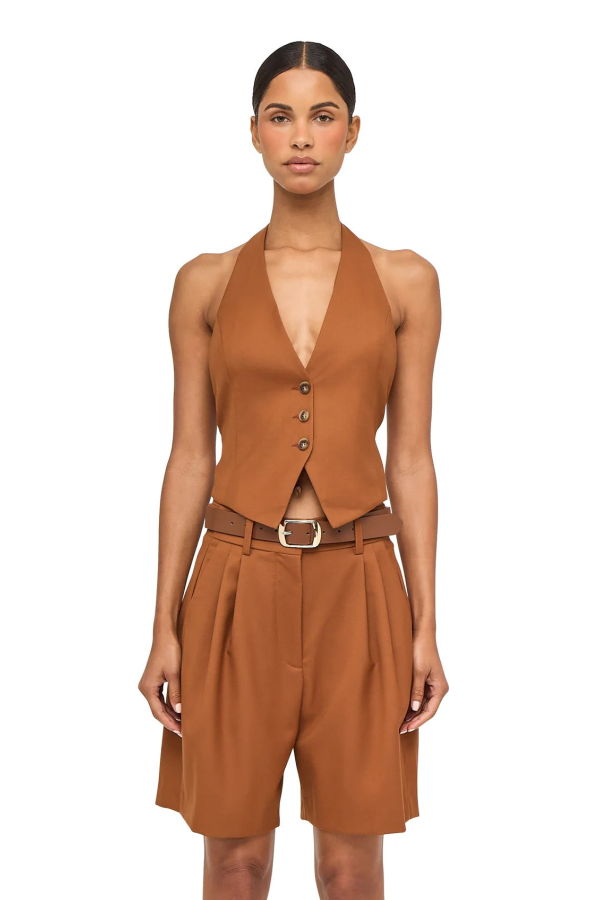 Ronny Kobo Lido Vest - Rust