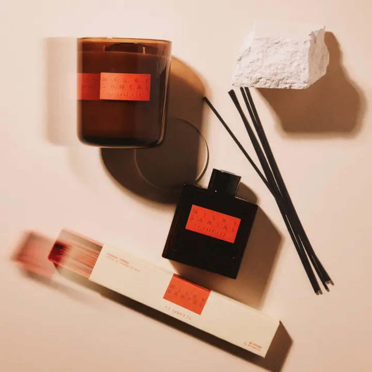 P.F. Candle Co. Milky Santal Hi-Fi Reed Diffuser - Image 3 of 3