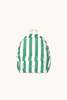 KIDS Tinycottons Backpack in Emerald Stripes - Thumbnail 1
