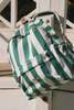 KIDS Tinycottons Backpack in Emerald Stripes - Thumbnail 2