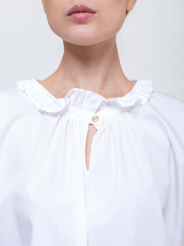 Atlantique Ascoli ブラウス レディース Atlantique Ascoli Cap-Sleeve Sweat Blouse – Atlantic Nantucket
