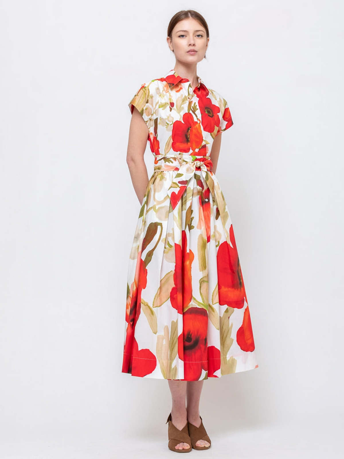 Sara Roka Etrelle Dress - Poppies - Image 3 of 8