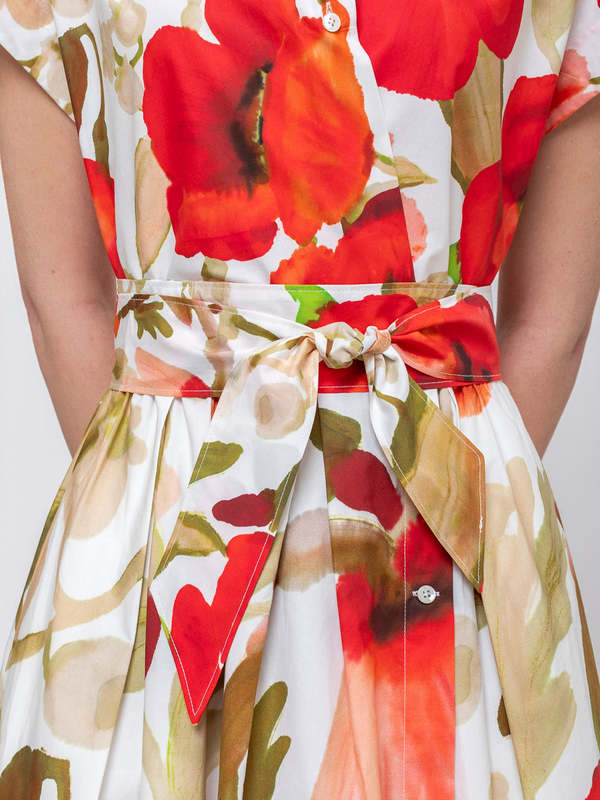 Sara Roka Etrelle Dress - Poppies