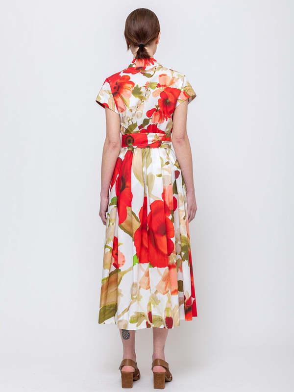 Sara Roka Etrelle Dress - Poppies