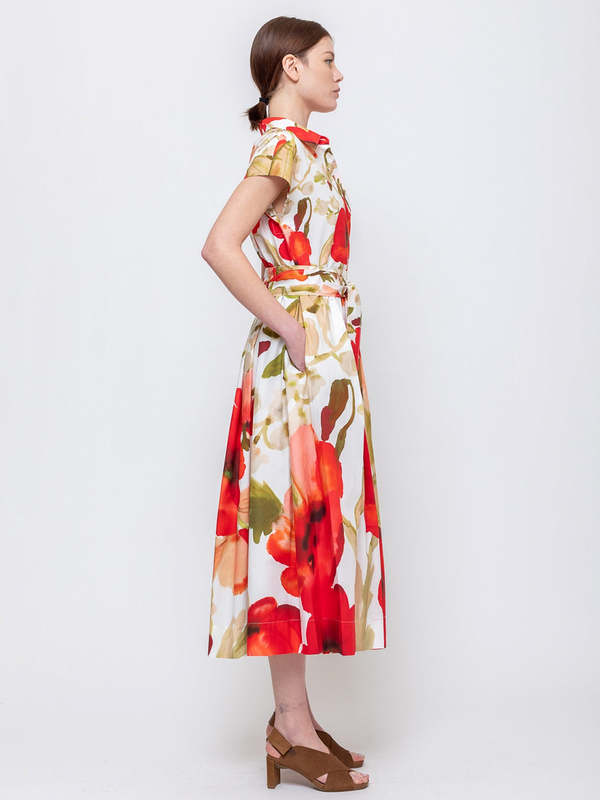 Sara Roka Etrelle Dress - Poppies