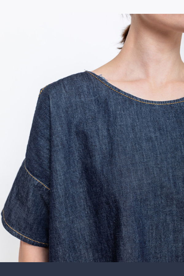 Susanne Bommer Loose Denim Shirt