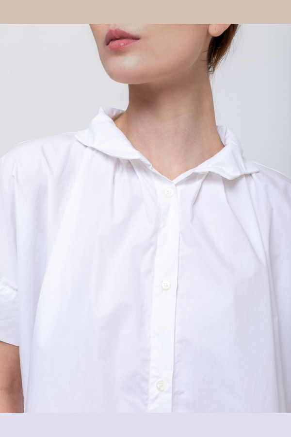 Gallego Desportes Missy Top - White Poplin