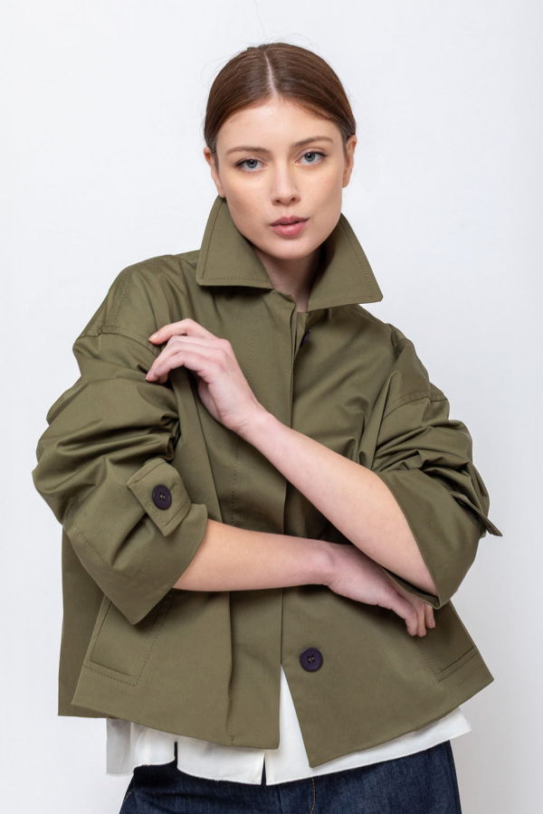 Susanne Bommer Short Trench Jacket