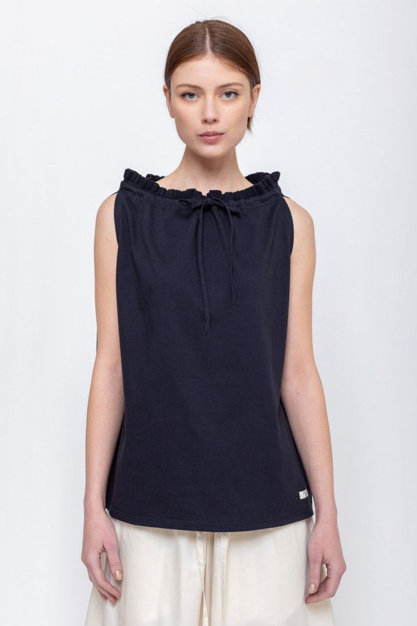 Atlantique Ascoli Sleeveless Sweat Blouse Top