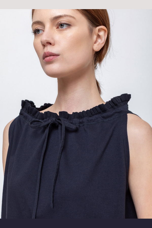 Atlantique Ascoli Sleeveless Sweat Blouse Top