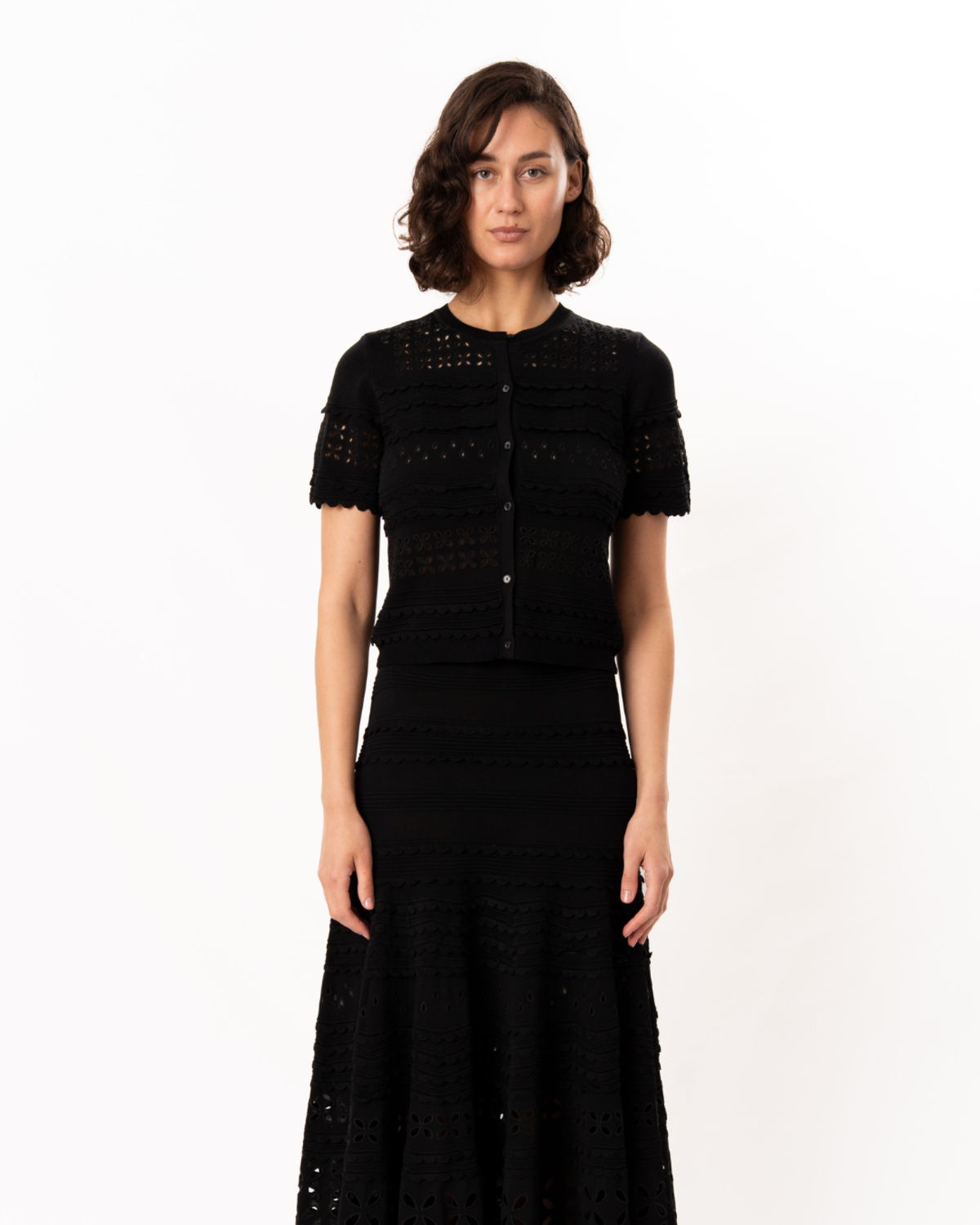 Ulla Johnson Abriana Knit Cardigan - Black - Image 1 of 8