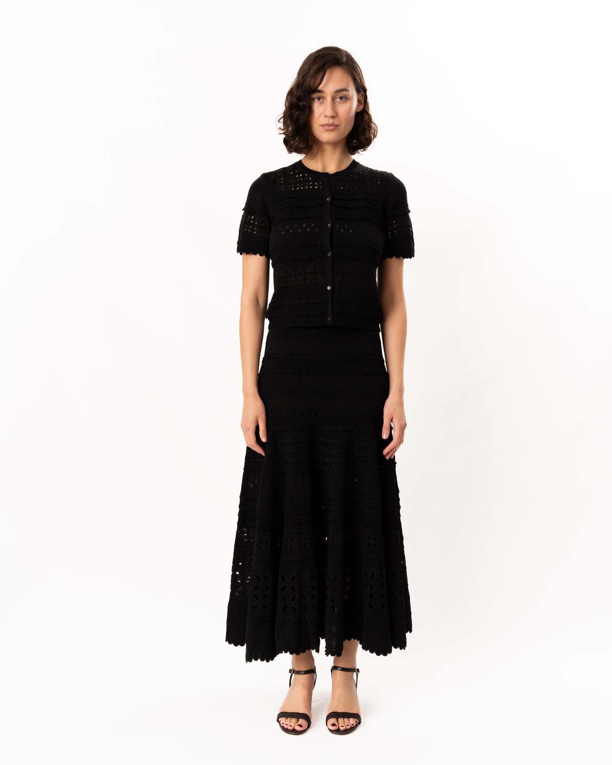 Ulla Johnson Abriana Knit Cardigan - Black - Image 2 of 8