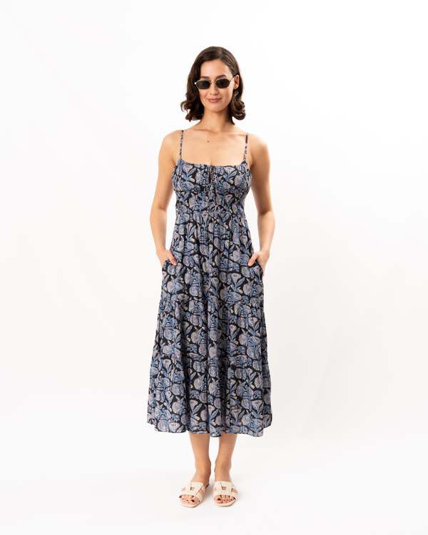 Ulla Johnson Aydin Cami Midi Dress - Zinnia