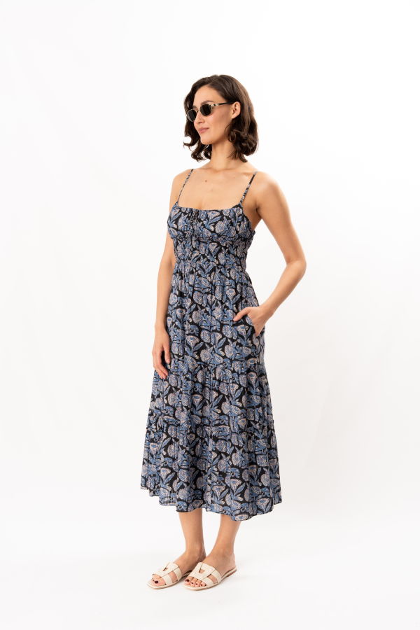 Ulla Johnson Aydin Cami Midi Dress - Zinnia