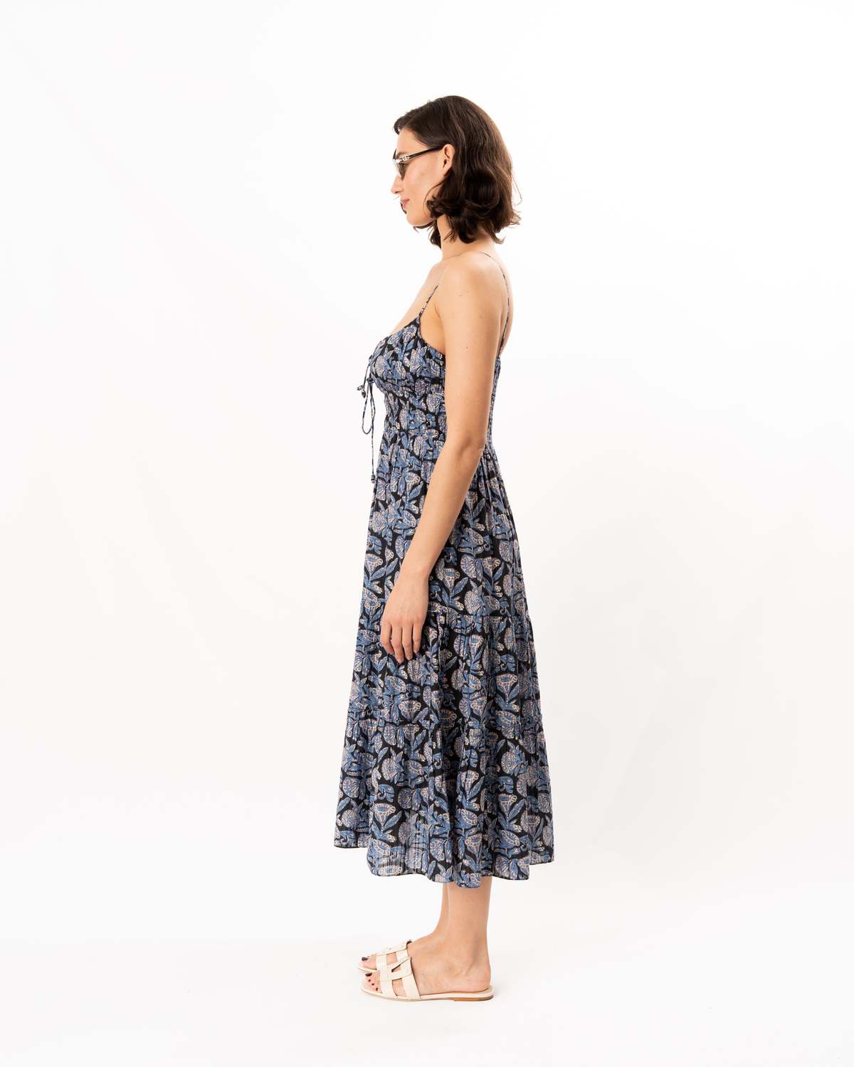 Ulla Johnson Aydin Cami Midi Dress - Zinnia - Image 3 of 5