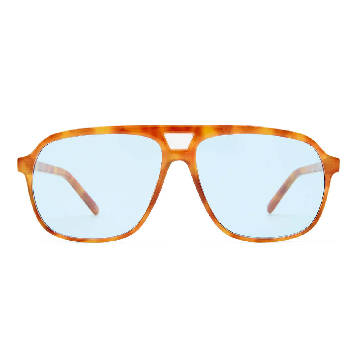 AIRE Monoceros Sunglasses - Vintage Tort Frame/Sky Blue Lens - Image 1 of 7