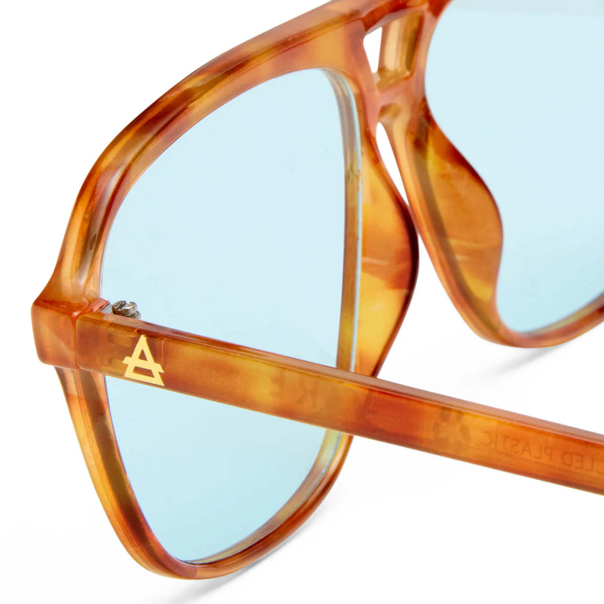 AIRE Monoceros Sunglasses - Vintage Tort Frame/Sky Blue Lens - Image 3 of 7