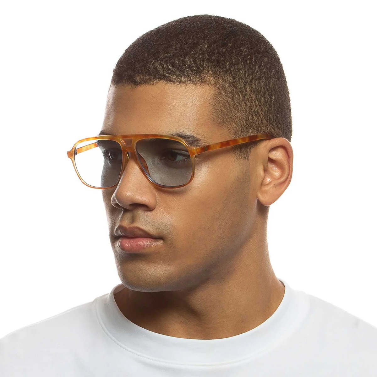 AIRE Monoceros Sunglasses - Vintage Tort Frame/Sky Blue Lens - Image 4 of 7