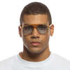 AIRE Monoceros Sunglasses - Vintage Tort Frame/Sky Blue Lens - Thumbnail 6