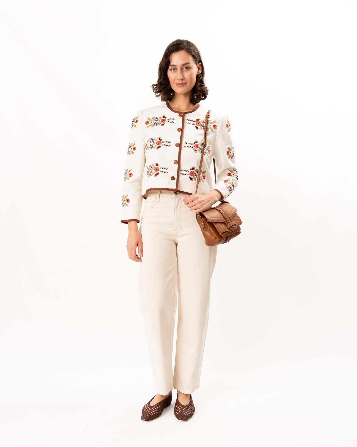 Alix Of Bohemia Dorian Heirloom Flora Jacket - Off-White - Image 2 of 6