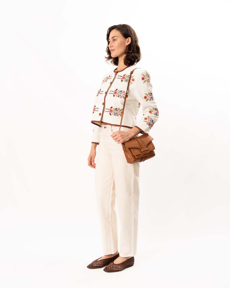 Alix Of Bohemia Dorian Heirloom Flora Jacket - Off-White