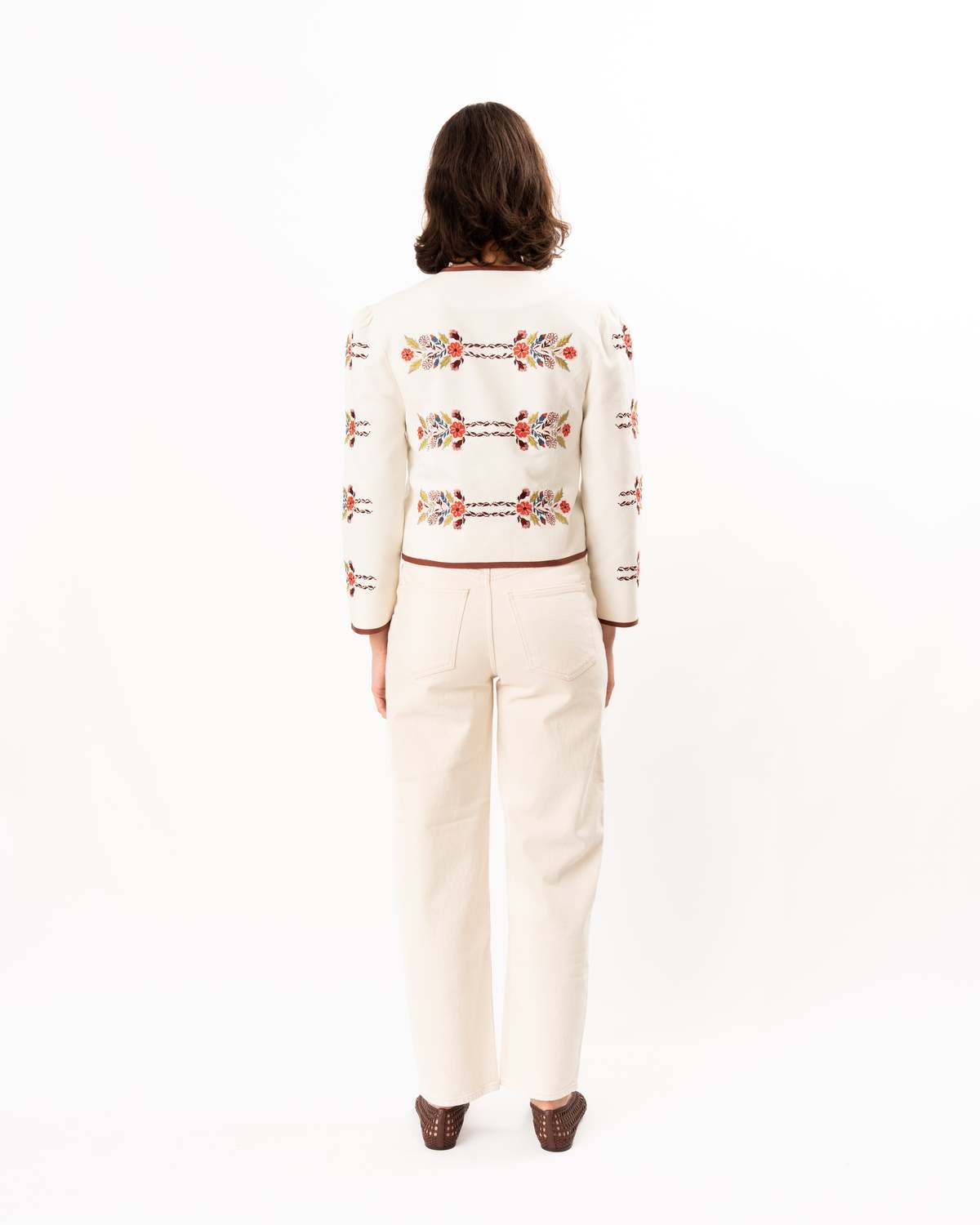 Alix Of Bohemia Dorian Heirloom Flora Jacket - Off-White - Image 6 of 6
