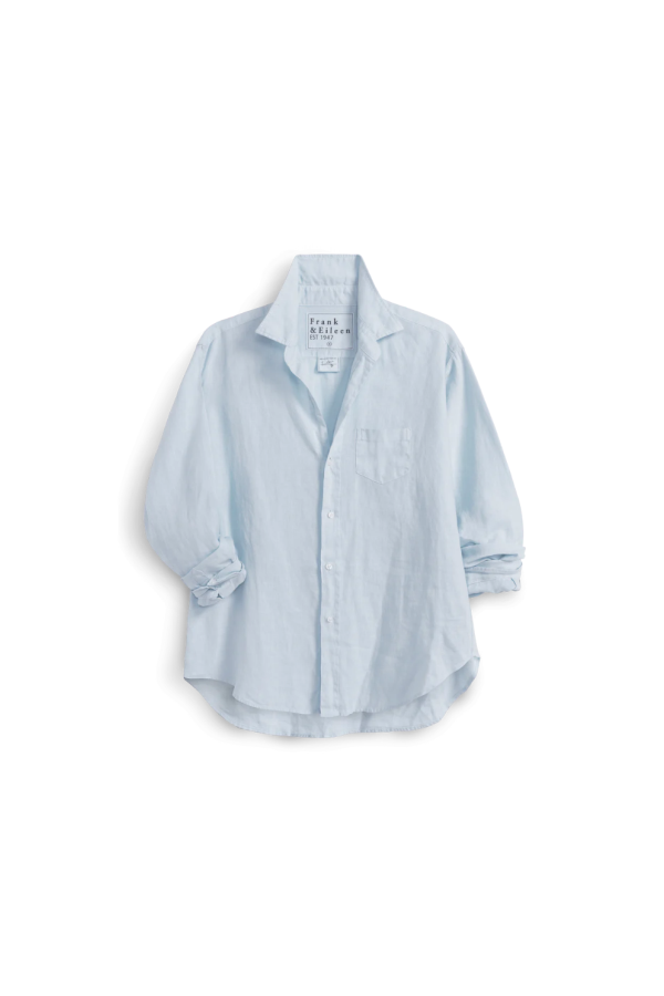 Frank & Eileen Eileen Relaxed Button-Up Shirt - French Blue